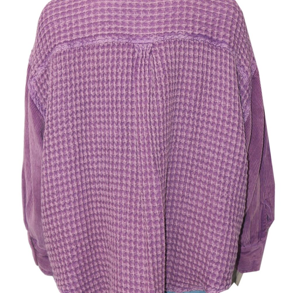 BDG Bryson Waffle Shirt Jacket Buttondown Urban Outfitters XL - Picture 5 of 6